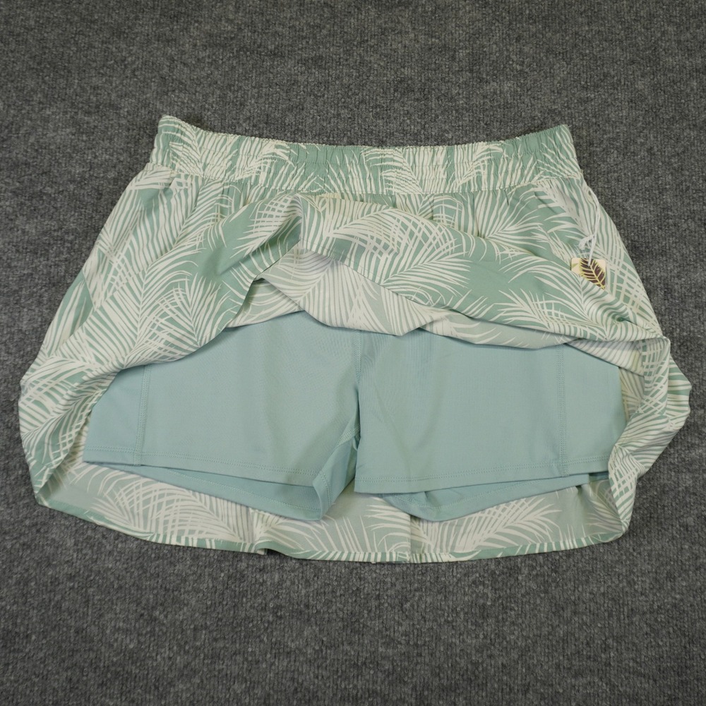 NEW Tommy Bahama Skort Skirt XL Green Palm Print Everyday Active Tennis Golf - Picture 7 of 11